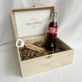 Houten kistje Coca-Cola - vraag GETUIGE