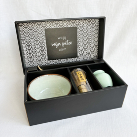 Zachtgroene Matcha Set - vraag meter of peter