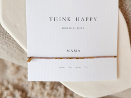 Fijne Morse Armband - MAMA