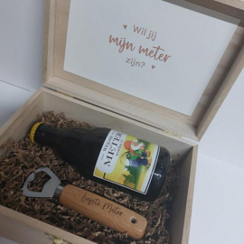 Houten kistje met een vraag - Lachouffe