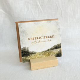 Wenskaart Meadow | Gefeliciteerd met Jullie Huwelijk