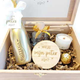 Houten kistje Bottega Gold - vraag meter of peter