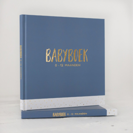Babyboek blauw