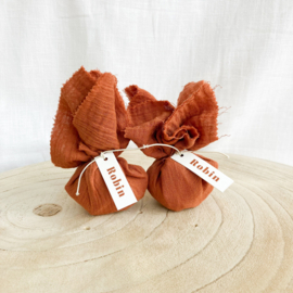 Doopsuikerset Robin - Roestkleurig met schattig hondje (60st)