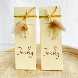 Doopsuikerset Jacky – Baby eendjes thema in botergeel (50st)