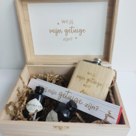 Houten kistje voor een Stoere Getuige