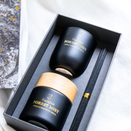 Luxe gift set van geurstokjes & kaars - vraag peter