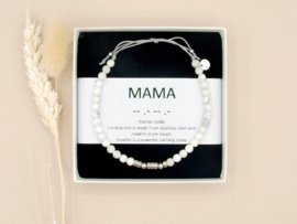 mama, howliet morscode armband