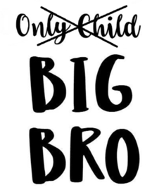 Only Child Big bro strijkapplicatie