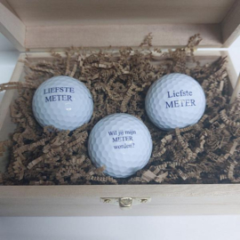 Golfballen set - vraag meter