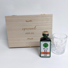Medium Houten kistje met Gravure