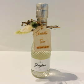 Mini Freixenet Prosecco als huwelijksbedankje