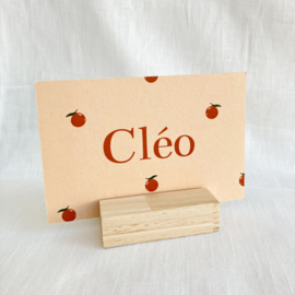 Cleo - Vrolijk geboortekaartje met ananasjes