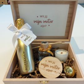 Houten kistje Bottega Gold - vraag meter of peter
