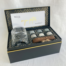 Whiskey serveerset - Wil jij mijn PETER worden?