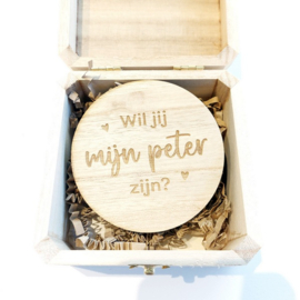Houten kistje - Wil jij mijn Peter zijn?