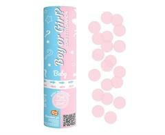 Genderreveal confettikanon mini ROZE