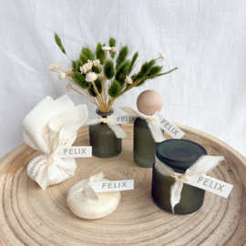 DIY Doopsuikerpakket Felix (50st) - Natuurlijk Warm Groen