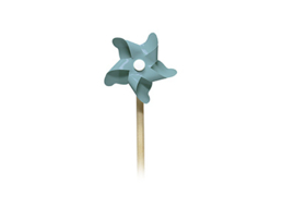 windmolen potlood blauw