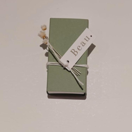 10 luciferdoosjes, gevuld en gepersonaliseerd