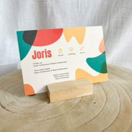 Joris - abstracte doopsuikerset (35st)