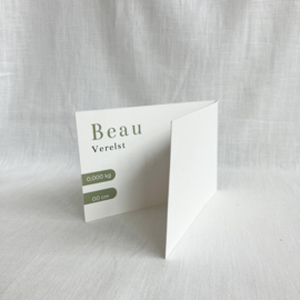 DIY doopsuikerpakket Beau - Frisgroen (50st)