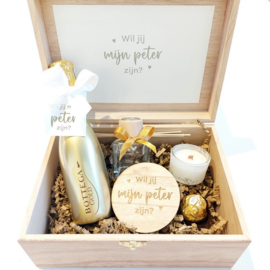 Houten kistje Bottega Gold - vraag meter of peter