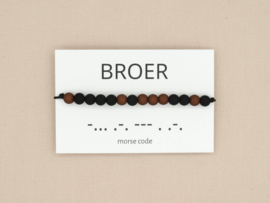 morse code armband BROER