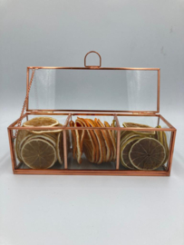 BOTANICA Glazen Kist met Kruiden - klein formaat
