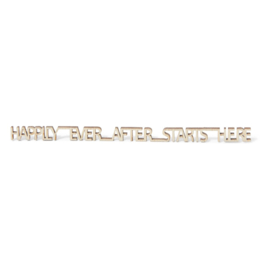 Happily ever after starts here