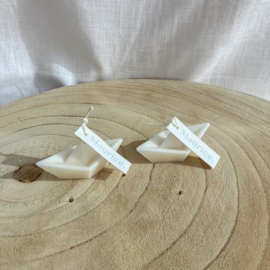 Doopsuikerset Maurice - babyblauw geboortethema met bootje (60st)