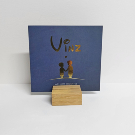 Vinz - Geboortekaart voor broertjes en zusjes