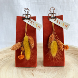 Doopsuikerset Felien met herfstkleuren en eekhoorntje (35st)