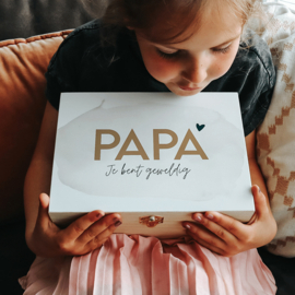 houten opbergbox | Papa je bent geweldig