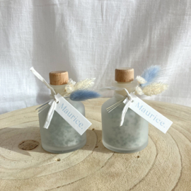 Doopsuikerset Maurice - babyblauw geboortethema met bootje (60st)