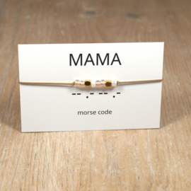 morsecode armband MAMA