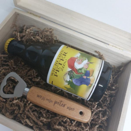 Houten kistje met een vraag - Lachouffe