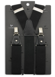 Sir Redman deluxe suspenders zwart in doos met gedicht - vraag getuige