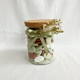 Grote Cilinderpot met Kurk - gevuld en gepersonaliseerd