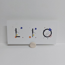 Lio - Geboortekaartje met geometrische figuurtjes