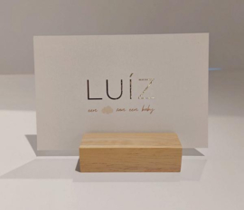 Luiz - geboortekaartje met wolkje