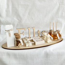 Doopsuikerset Ellis - Warme Natuurtinten met een Speelse Teddy (60st)