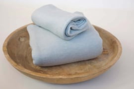 Wrap- Wollen serie baby blauw extra lang