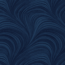 Pearlescent Wave Texture Indigo