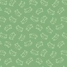 Crafty Cats kopjes op groen