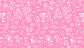 Zeedieren roze