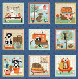 Crafty Cats panels klein