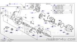 Seal-O ring distributor E10S/ E13S/ E15ET/ E15S/ E16E/ E16I Nissan 22131-78501 B11/ B12/ M10/ N10/ N12/ N13 Original.