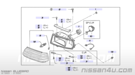 Koplamp links Nissan Bluebird T12 B6060-D4600 (54319328) Gebruikt. Lichte schade.