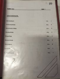Onderdelen prijslijst / Service beurten / Meest voorkomende reparaties. Used part.